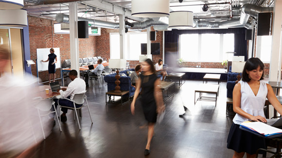 Employees in the hybrid workplace